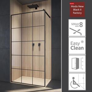 Radaway Modo New Black II Factory 50cm Kabina Walk-in 389054-54-55 PRZESYKA GRATIS