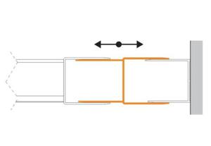 Sanplast 661A003738 Profil poszerzajcy wymiar do drzwi TX5b srebrny byszczcy - 2860028976