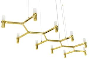 Lampa wiszca ATOMIC LONG zota King Home DW-d1005-10C.GOLD - 2860030668