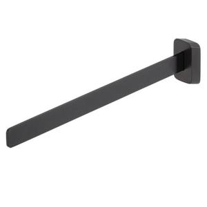 GEESA SHIFT BRUSHED METAL BLACK COLLECTION Wieszak na rcznik with 1 arm Brushed metal black - 2866780717