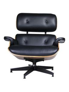 Fotel LOUNGE HM PREMIUM SZEROKI czarny - orzech T066F.BLACK - 2869055857