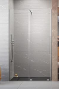 Radaway Furo DWJ Brushed Nickel drzwi wnkowe 160cm lewe, szko przejrzyste, nikiel szczotkowany - 2877574654