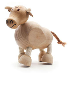 Anamalz - Figurka byka - zabawki drewniane Anamalz - BU2010