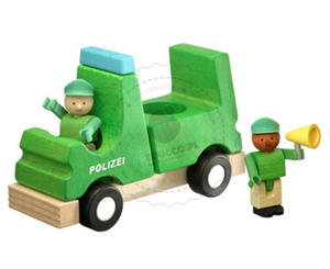 Woodyclick - Radiowóz policyjny - zabawki drewniane - 1040305 - 2828044462