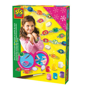 SES Creative - zabawki kreatywne, zabawki plastyczne, zestawy do malowania i modelowania, zabawki edukacyjne - Zestaw biuterii do szamodzielnego tworzenia - zabawka kreatywna - SE 00975 - 2828044697