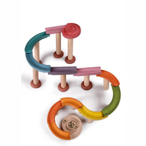 Plan Toys - Kolorowy tor kulkowy deluxe - Plan Toys - 5643_1 - 2828044784