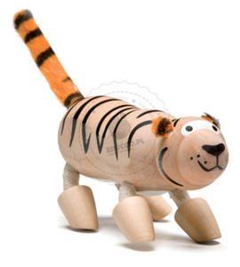 Anamalz - Figurka tygrysa - zabawki drewniane Anamalz - TI2010 - 2828044426