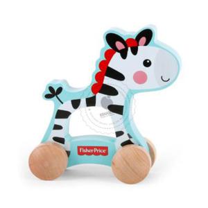 FISHER PRICE - FISHER PRICE Drewniana zebra na kkach - RC F-10002 - 2828045025