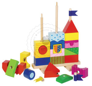 GOKI - Paac - klocki drewniane - zabawki dla dzieci - 58915 - 2828044631