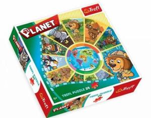 Puzzle okrge 24 el. Planet TREFL