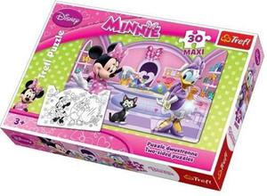 Puzzle Maxi 30 Przygody Minnie TREFL