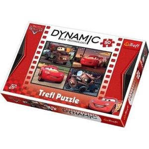 Puzzle 50el. Dynamic 3D Auta Trefl - 2832622447