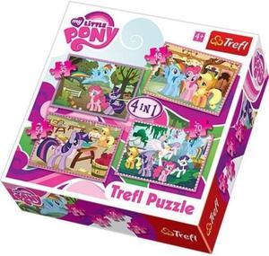 Puzzle 4w1 Wakacje Kucyków Little Pony Trefl