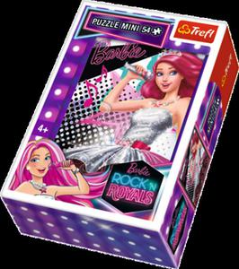 Puzzle mini 54 el 3 wzory Barbie Trefl - 2837404246