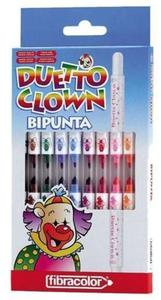 Pisaki Bipunta Duetto Clown Fibracolor - 2832623227