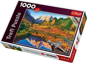 Puzzle 1000el Jezioro Maroon Aspen Trefl 10353 - 2832623954