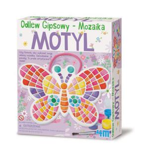 Odlew Gipsowy - Mozaika Motyl 4M - 2832624280