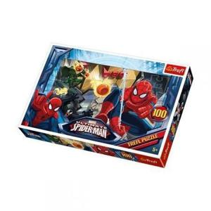 Puzzle 100el Ucieczka Spiderman TREFL - 2847615812