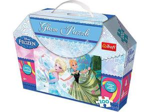 Puzzle Glam 100el Kraina Lodu Trefl 14811 - 2847615829