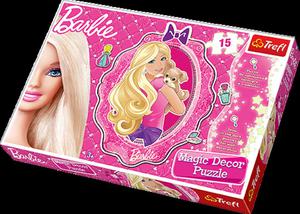 Puzzle 15el Magic Decor Barbie Trefl 14604 - 2832625557