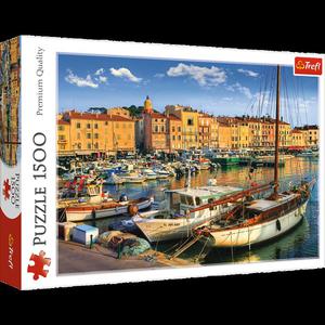 Puzzle 1500el Stary Port w Saint Tropez Trefl - 2856016405