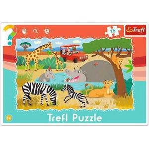 Puzzle Ramkowe 15 el Safari TREFL 31217 - 2847615838