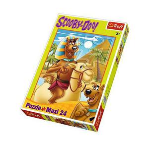 Puzzle 24el Maxi Scooby Doo w Egipcie Trefl - 2832625584