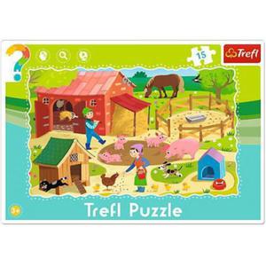 Puzzle Ramkowe 15 el Farma TREFL 31216 - 2847615840