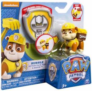 Figurka z Odznak Psi Patrol Rubble Cobi - 2852201078