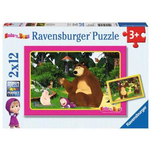 Puzzle Masza i Niedwied 2 x 12 el. - 2848151843