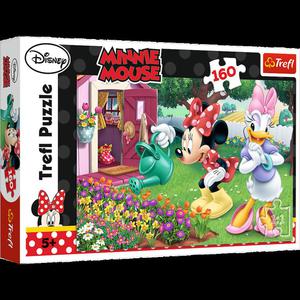 Puzzle 160el. Podlewanie Kwiatkw Minnie Trefl - 2851020862