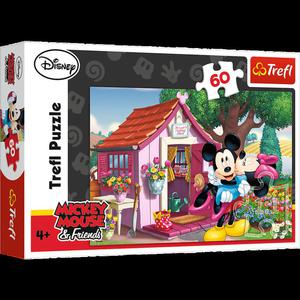 Miki i Minnie w ogrodzie puzzle Trefl 60 el