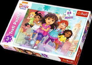 Puzzle maxi Dora i przyjaciele 24 Trefl 14242 - 2835789068