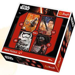 Puzzle 4w1 Star Wars dobrzy vs.li Trefl 34263 - 2835789095