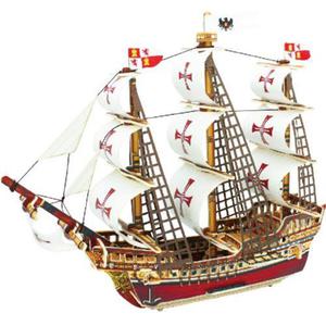 Puzzle 3D Drewniany statek Santa Maria BA502S - 2846892812