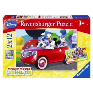 Puzzle 2x12 Minnie i przyjaciele Ravensburger - 2836569343