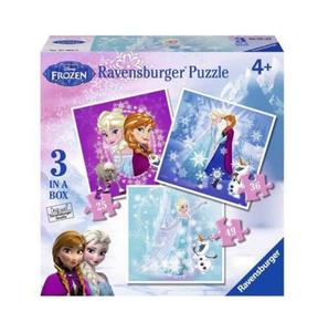 Puzzle 3w1 Kraina Lodu Frozen Ravensburger - 2848151886