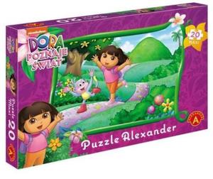 Puzzle 20 Maxi Dora Kolorowa kraina Alexander - 2856739832