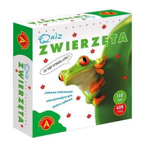 Gra edukacjyna quiz Zwierzta Alexander - 2840486425