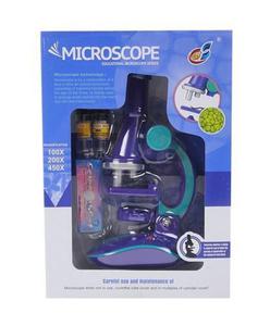 Mikroskop x 450 pojemniki szkieka akcesoria - 2845556421