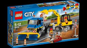 LEGO City 60152 Zamiatacz ulic i koparka - 2845129026