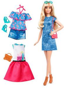 Barbie Fashionistas lalka z ubrankami DTF06 - 2848612095