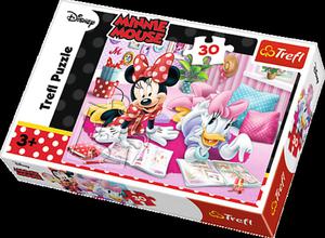 Puzzle 30 el Myszka Minnie Disney Trefl - 2849451976