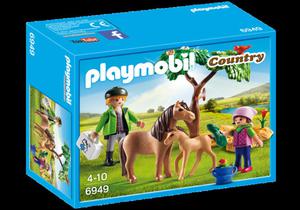 Kucyk mama ze rebaczkiem 6949 Playmobil - 2849452012