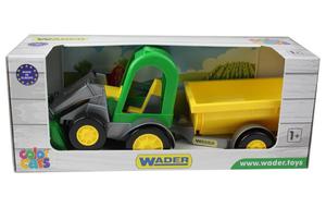 Traktor z przyczepk wywrotka Wader 35220 - 2849885171