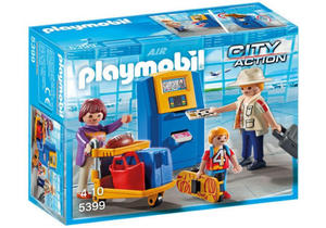 Rodzina przy automacie check-in 5399 Playmobil - 2855339399