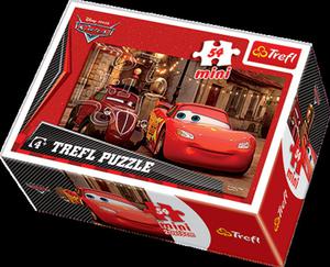 Puzzle mini 54 el. 4 wzory Auta Cars Trefl - 2857570566