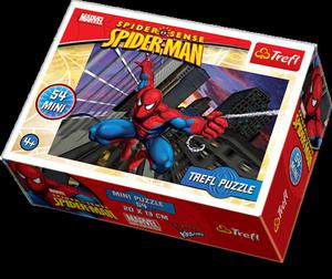 Puzzle mini 54 el. 4 wzory Spiderman Trefl - 2857570567