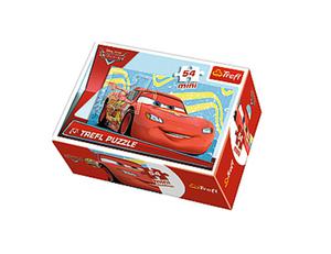 Puzzle mini 54 el 4 wzory przed wycigiem Cars - 2857570570