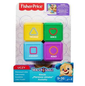 4 Klocki Pierwsze Swka Ksztaty Fisher Price - 2855865929